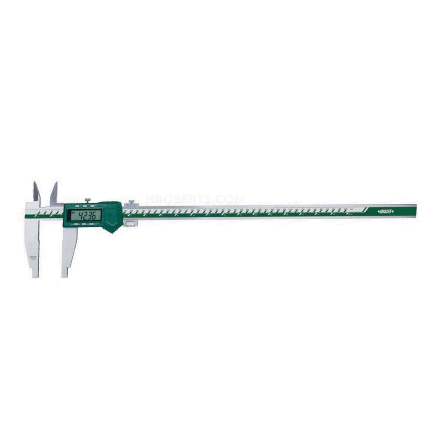 Insize 1136-501 Nib Style Digital Caliper, Range 0-500mm / 0-20", Resolution 0.01mm / 0.0005", with Data Output