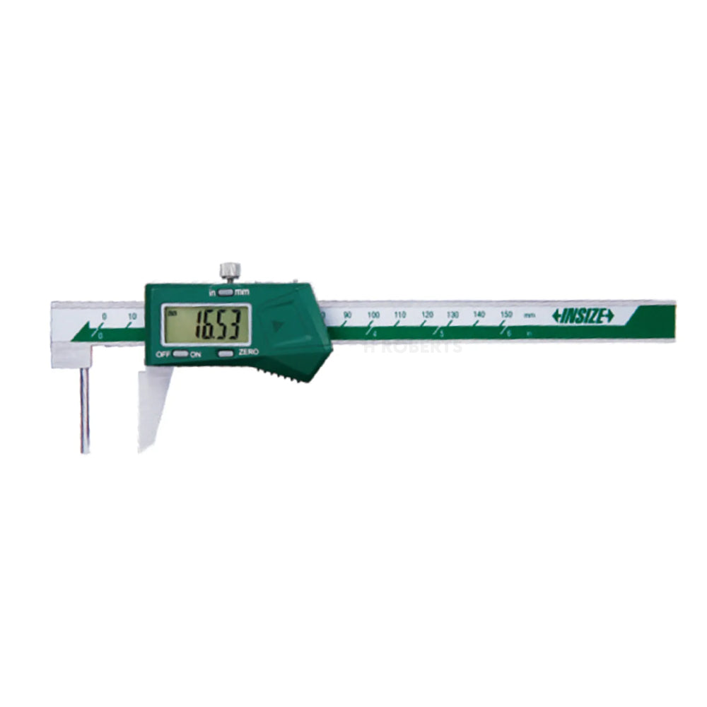 Insize 1161-150A Digital Caliper Tube Thickness Type, Range 0-150mm / 0-6", Resolution 0.01mm / 0.0005"