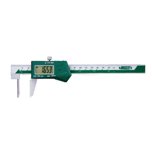Insize 1161-150A Digital Caliper Tube Thickness Type, Range 0-150mm / 0-6", Resolution 0.01mm / 0.0005"