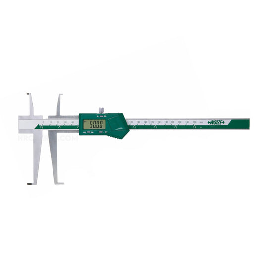 Insize 1176-200 Digital Caliper Inside Groove Type, Range (Lower Jaw) 17-200mm / 0.7-8", Range (Upper Jaw) 9-200mm / 0.35-8", Resolution 0.01mm / 0.0005"