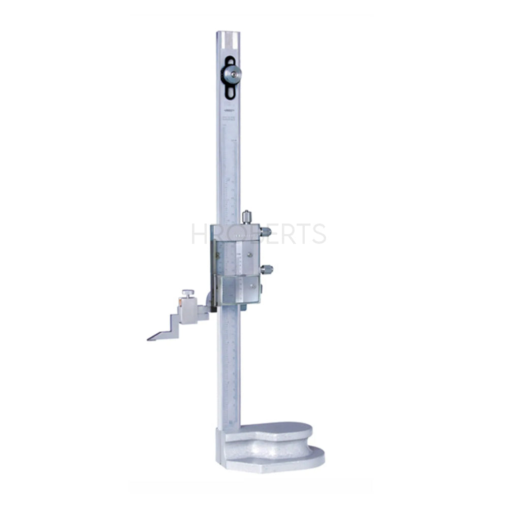 Insize 1250-300 Vernier Height Gauge, Range 0-300mm / 0-12", Graduation 0.02mm / 0.001" with Fine Adjustment