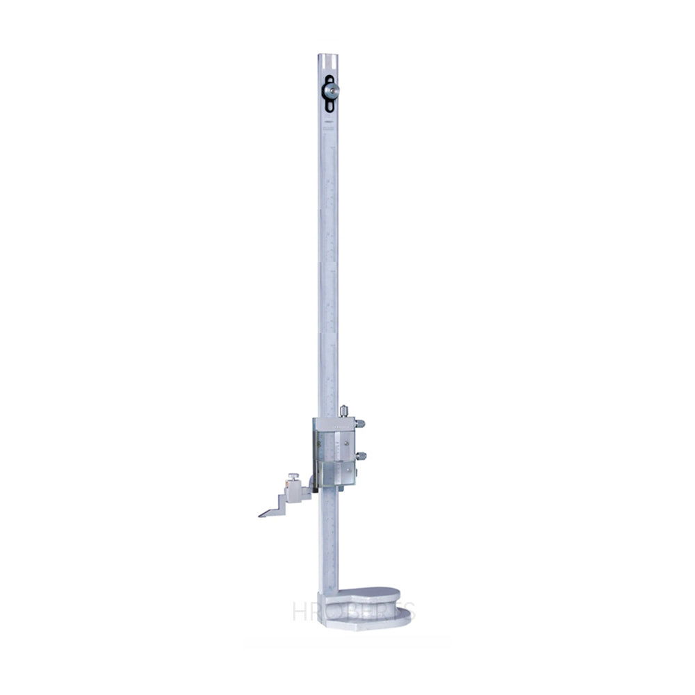 Insize 1250-600 Vernier Height Gauge, Range 0-600mm / 0-24", Graduation 0.02mm / 0.001" with Fine Adjustment