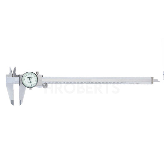 Insize 1312-300A Dial Caliper, Range 0-300mm, Graduation 0.02mm