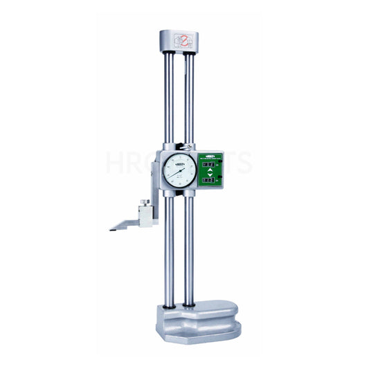 Insize 1351-300 Dial Height Gauge, Range 0-300mm, Graduation 0.01mm with Drive Wheel