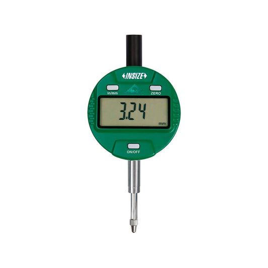 Insize 2112-10 Digital Indicator, Range 0.5" / 12.7mm, Resolution 0.0005" / 0.01mm - Lug Back