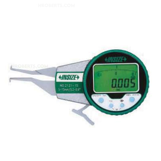 Insize 2121-25 Digital Inside Caliper Gauge, Range 5-25mm, Resolution 0.005mm / 0.0002".