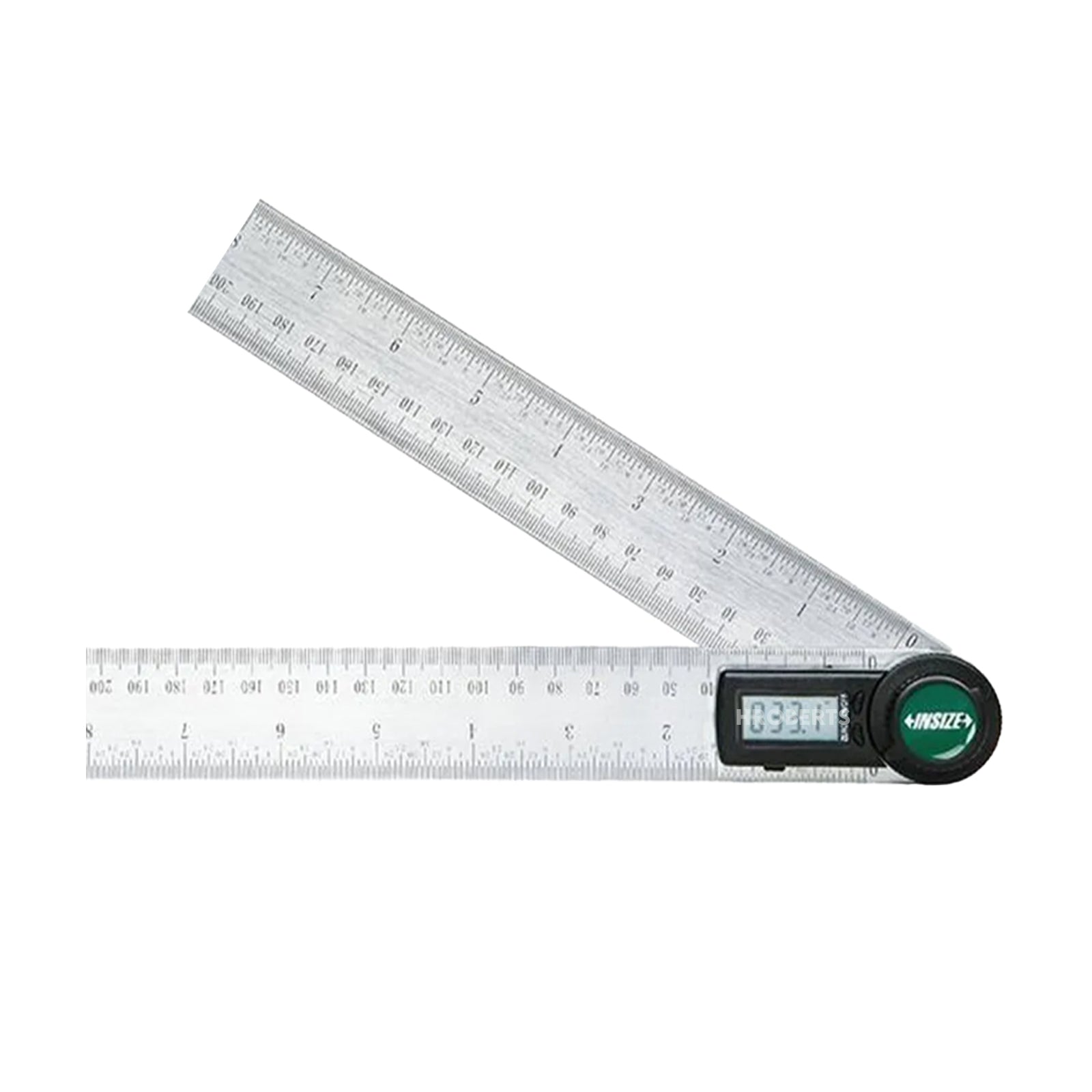 Insize Basic Ruler Insize 2176-200 Digital Angle Rule 200mm – H Roberts & Sons