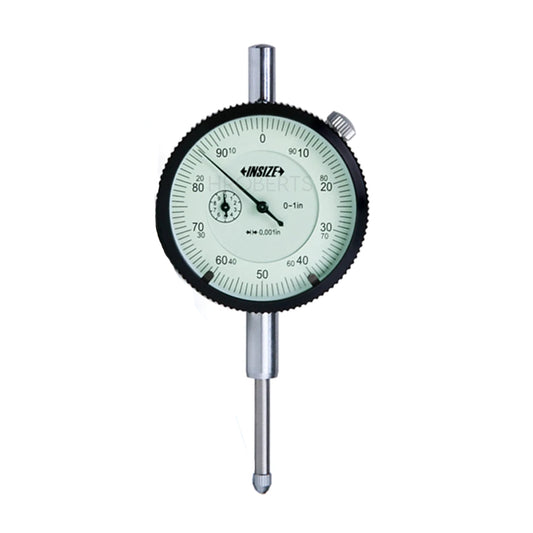 Insize 2307-1 Dial Indicator, Graduation 0.001", Range 1.0", Scale 0-100, Bezel Diameter 2.362"
