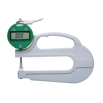 Insize 2872-10 Digimatic Digital Thickness Gauge, Range 0-10mm / 0-0.4", Resolution 0.01mm / 0.0005"