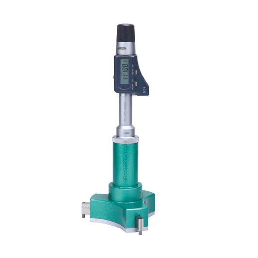 Insize 3127-125 Digtial Three Point Internal Micrometer, IP65, 3-Point Contact, Range 100-125mm / 3.94-4.92", Resolution 0.001mm / 0.00005"