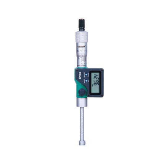 Insize 3127-12 Digtial Three Point Internal Micrometer, IP65, 3-Point Contact, Range 10-12mm / 0.39-0.47", Resolution 0.001mm / 0.00005"