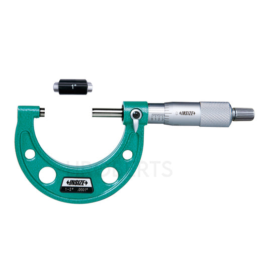 Insize 3203-2A Micrometer, Range 1-2", Graduation 0.0001"