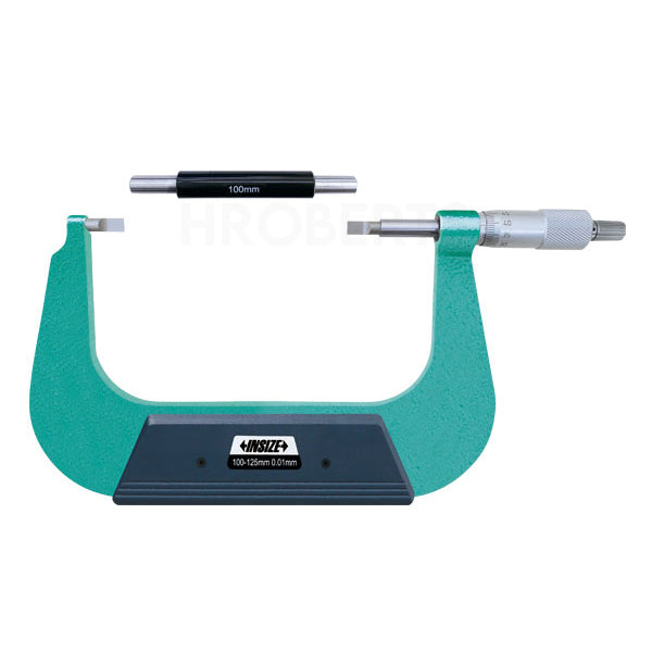 Insize 3232-125A Blade Micrometer, Range 100-125mm, Graduation 0.01mm (Type A = 0.75mm Blade)