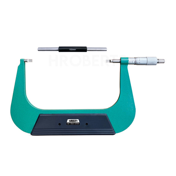 Insize 3232-175A Blade Micrometer, Range 150-175mm, Graduation 0.01mm (Type A = 0.75mm Blade)