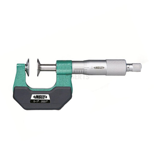 Insize 3294-25 Disc Micrometer, Range 0-25mm, Graduation 0.01mm