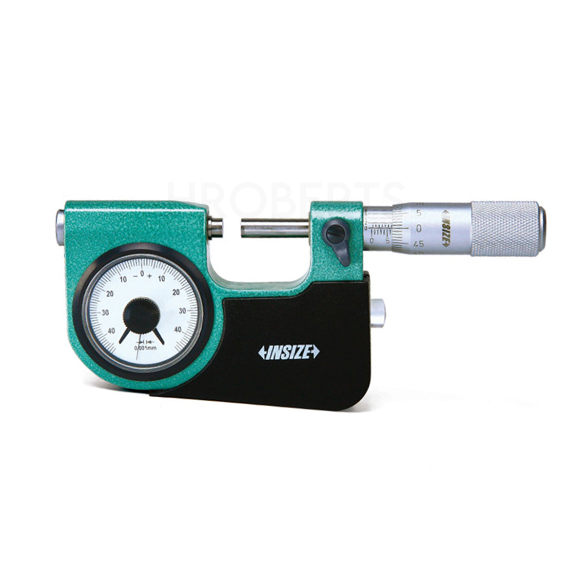 Insize 3332-25B Indicating Micrometer, Range 0-25mm, Graduation 0.001mm, Without Support
