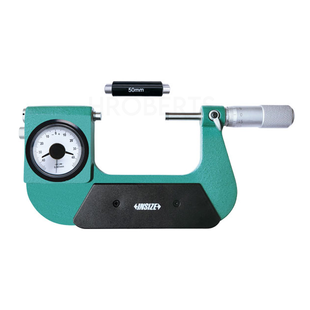 Insize 3332-75 Indicating Micrometer, Range 50-75mm, Graduation 0.001mm, Without Support