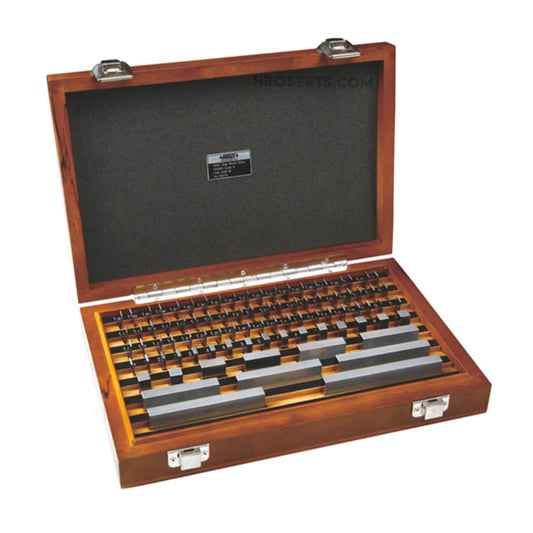 Insize 4100-247 Gauge Block Set, Metric M47, Grade 2, Steel