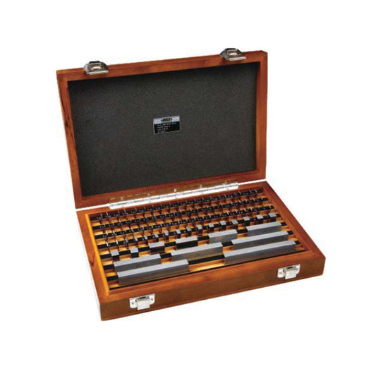 Insize 4100-2103 Gauge Block Set, Metric M103, Grade 2, Steel