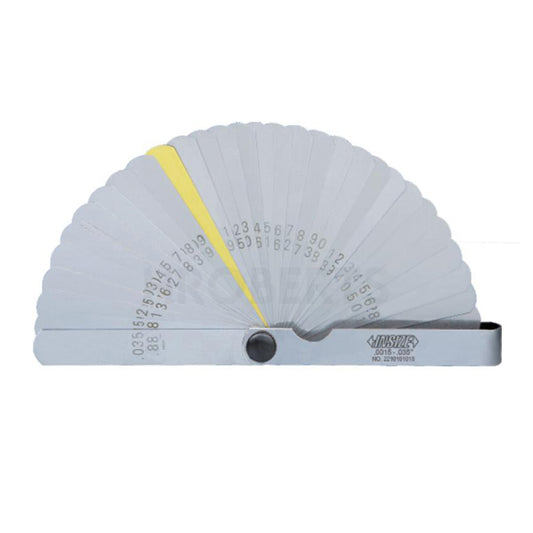 Insize 4608-31 Feeler Strip Set, Thickness 0.0015"-0.035" Length 3.7" (32 Pieces)