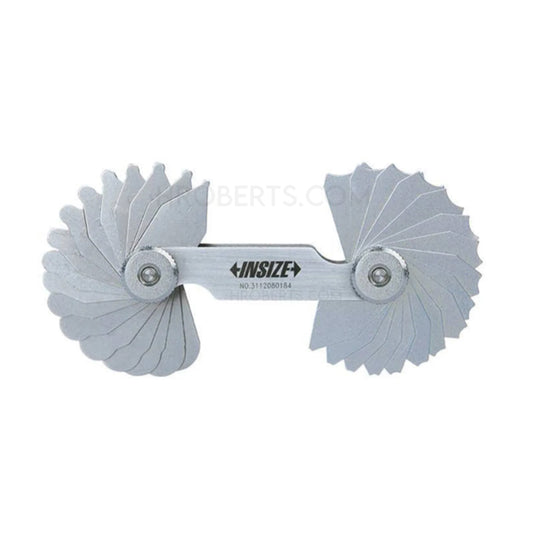 Insize 4801-17 Radius Gauge, 1-7mm Radius Gauge