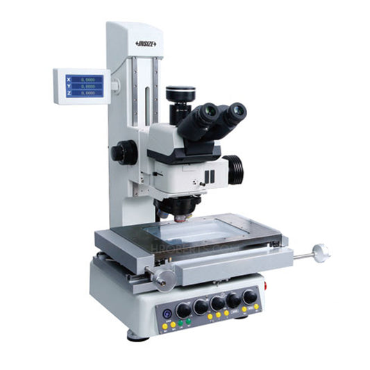 Insize ISD-TM430 High Magnification Toolmaker Measuring Microscope, 50-500x Manification, Stage X/Y Axis Travel: 400x300mm. Z Axis Travel: 210mm (Professional Type)