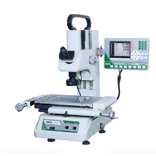 Insize ISD-VMM235D Toolmaker Microscope (Monocular), 30x Magnification, Stage X/Y Axis Travel: 200x300mm. Z Axis Travel: 200mm