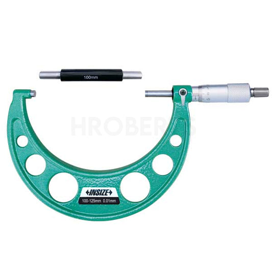 Insize 3203-125A Micrometer, Range 100-125mm, Graduation 0.01mm