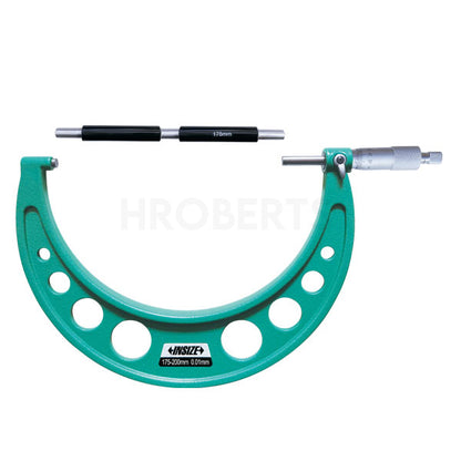 Insize 3203-200A Micrometer, Range 175-200mm, Graduation 0.01mm