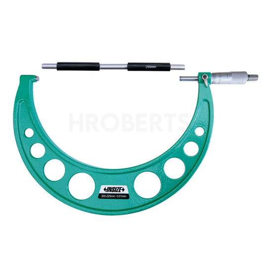 Insize 3203-225A Micrometer, Range 200-225mm, Graduation 0.01mm