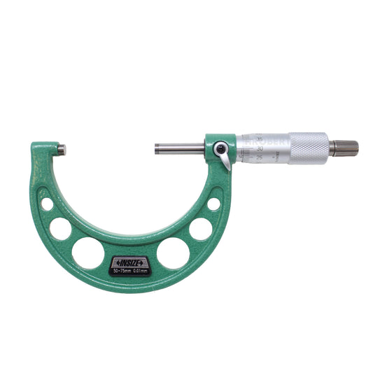 Insize 3203-75A Micrometer, Range 50-75mm, Graduation 0.01mm