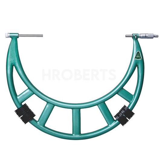 Insize 3206-600 Interchangeable Anvil Micrometer, Range 500-600mm, Graduation 0.01mm