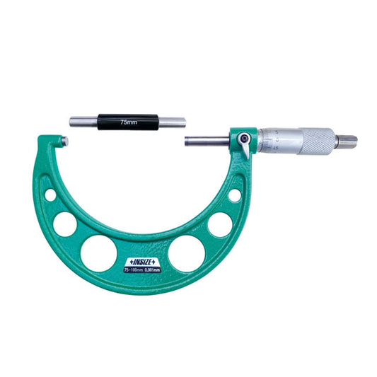 Insize 3210-100A Micrometer, Range 75-100mm, Graduation 0.001mm