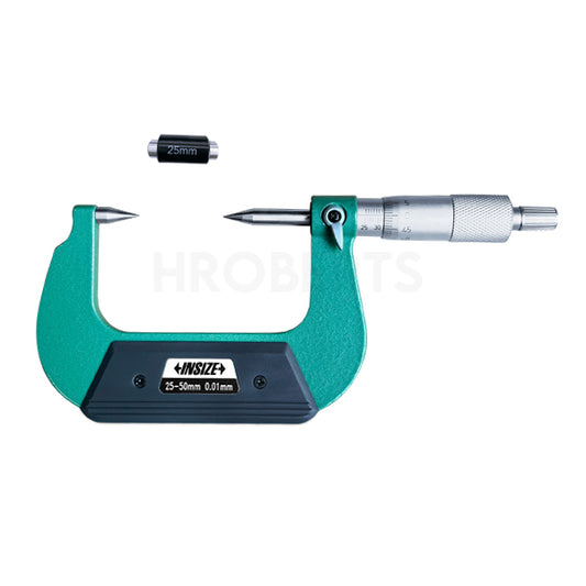 Insize 3230-50A Point Micrometer, Range 25-50mm, Graduation 0.01mm