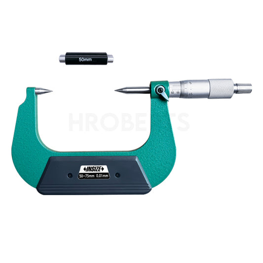 Insize 3230-75A Point Micrometer, Range 50-75mm, Graduation 0.01mm