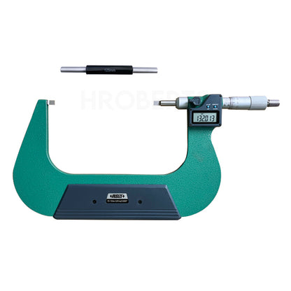Insize 3532-150A Digital Blade Micrometer (A type), IP65, Range 125-150mm / 5-6", Graduation 0.001mm / 0.00005", With Data Output