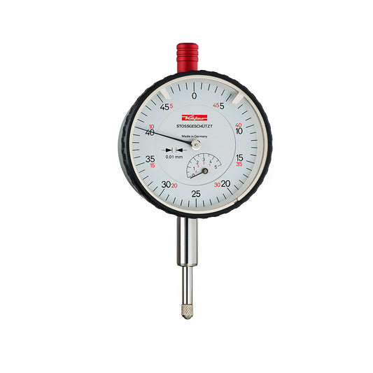 Kafer M 3 S Dial Indicator Shock Proof, Graduation 0.01mm, Range 5mm, Scale 0-50, Bezel Diameter 58mm