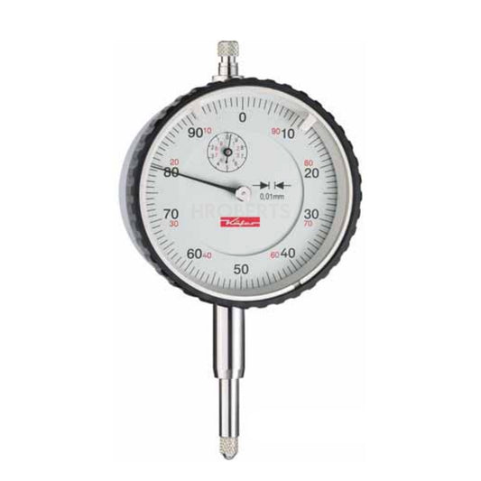 Kafer MU 52 T Dial Indicator, Graduation 0.01mm, Range 10mm, Scale 0-100, Bezel Diameter 58mm