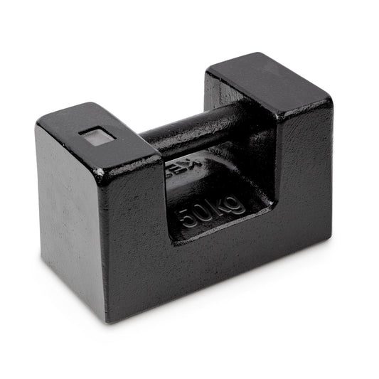 Kern 366-89 Individual weight, OIML Class M3, 50 kg, Block, cast iron lacquered