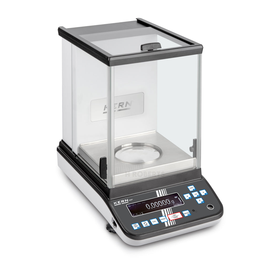 Kern ABP 100-5DM Rapid Premium Analytical balance, Max Weighing Capacity 52g / 120g, Resolution 0.0001g / 0.00001g