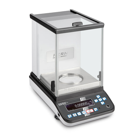 Kern ABP 200-5DM Rapid Premium Analytical balance, Max Weighing Capacity 102g / 220g, Resolution 0.0001g / 0.00001g