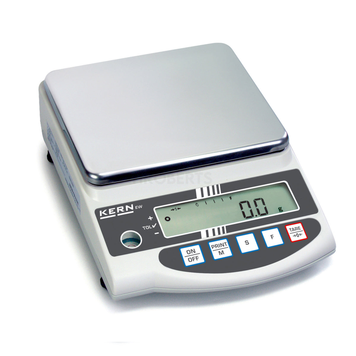 Kern EW 12000-1NM Classic balance with robust tuning fork measuring system, Max Weighing Capacity 12000g, Resolution 0.1g