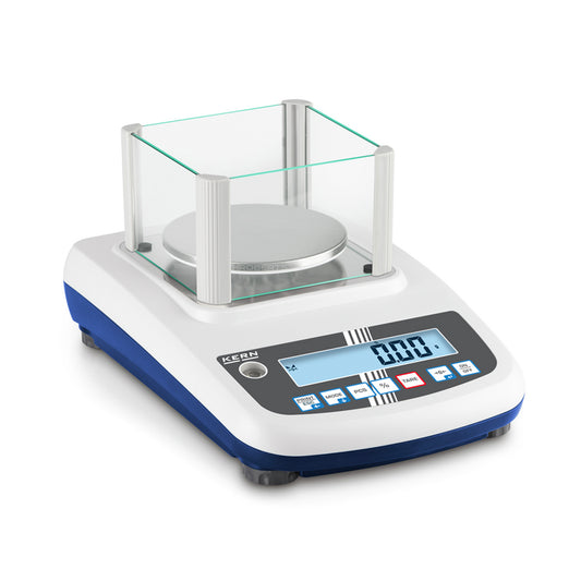 Kern PFB 1200-2 Quick-display Precision Balance, Max Weighing Capacity 1200g, Resolution 0.01g