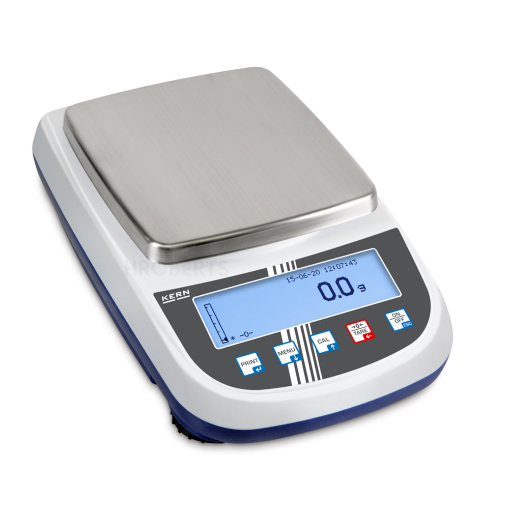 Kern PLS 20000-1F Precision Balance, Max Weighing Capacity 20,000g, Resolution 0.1g