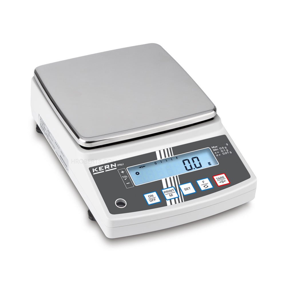 Kern PNJ 12000-1M Precision Balance with tuning fork system, Max Weighing Capacity 12000g, Resolution 0.1g, With internal Adjustment