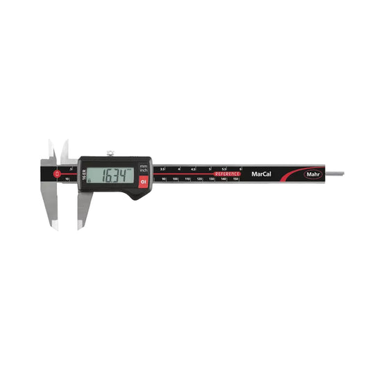 Mahr 4103012 16 ER Digital Caliper 0-150mm/6", Square Depth Rod
