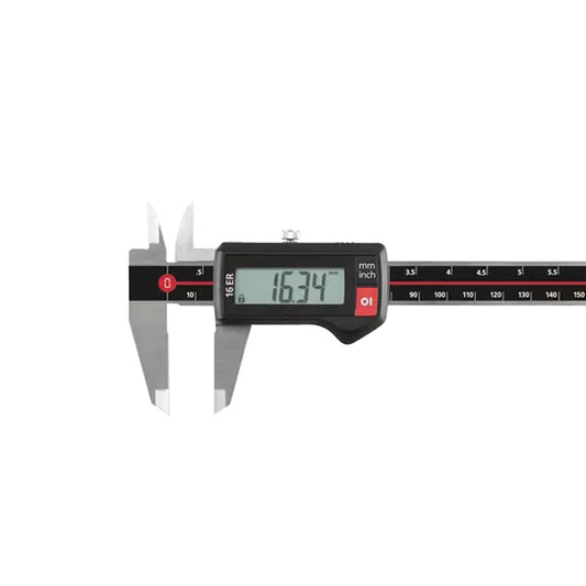 Mahr 4103205 16 ER Digital Caliper 0-200mm/8", Square Depth Rod