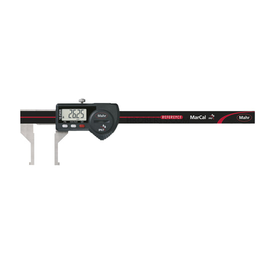 Mahr 4103080 16 EWR-AI Digital Caliper Inside Groove Type, Range 10-160mm / 0.4-6", Resolution 0.01mm / 0.0005", IP67 with Data Output