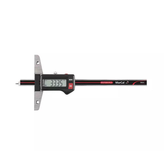 Mahr 4126671 MarCal 30 EWRi Digital Vernier Depth Gauge, Range 0-150mm / 0-6", Resolution  0.01mm / 0.0005", Base 100mm with Data Output