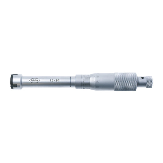 Mahr 4190314 Micromar 44A Analogue Bore Gauge, Range 16-20mm, Graduation 0.001mm, 3-Point Contact, Supplied without Ring